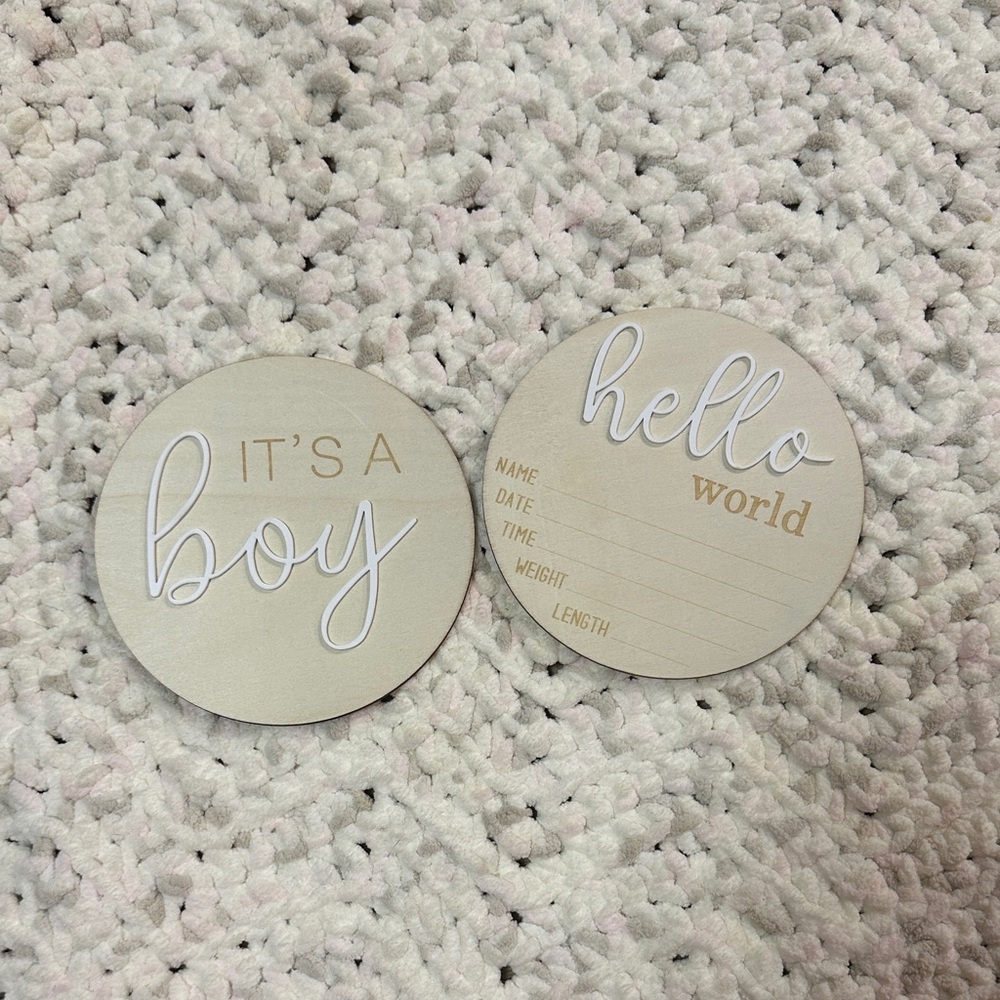 Baby Announcement Signs